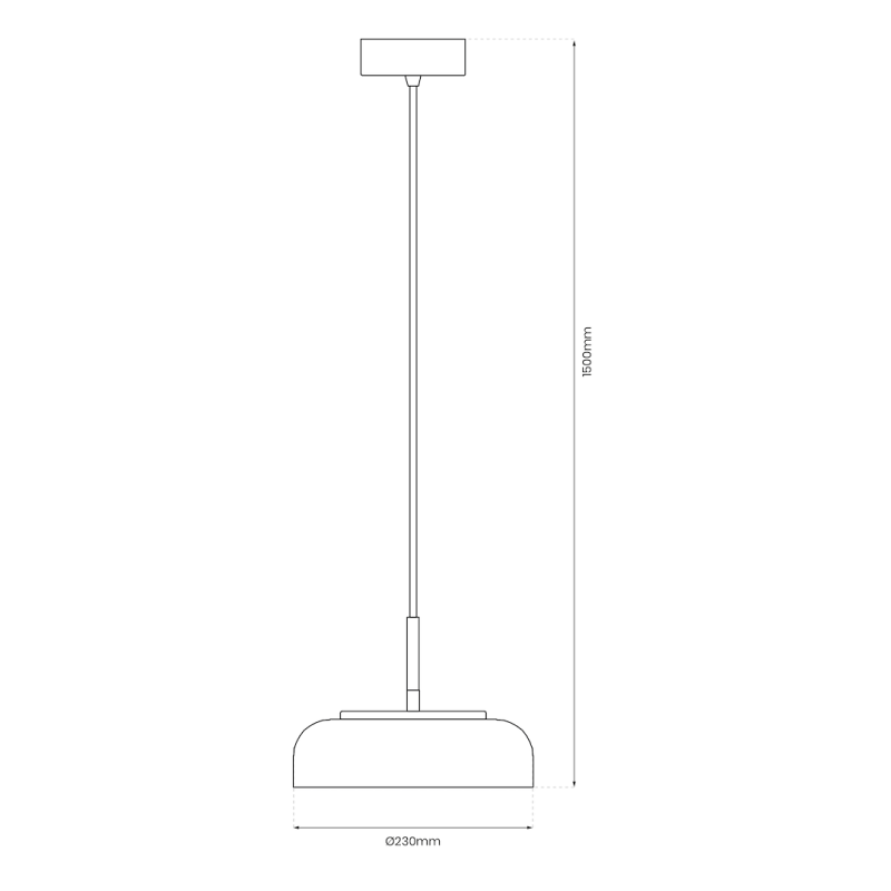 Lampa wisząca VETRO CLEAR 6W Lampa wisząca VETRO CLEAR 6W