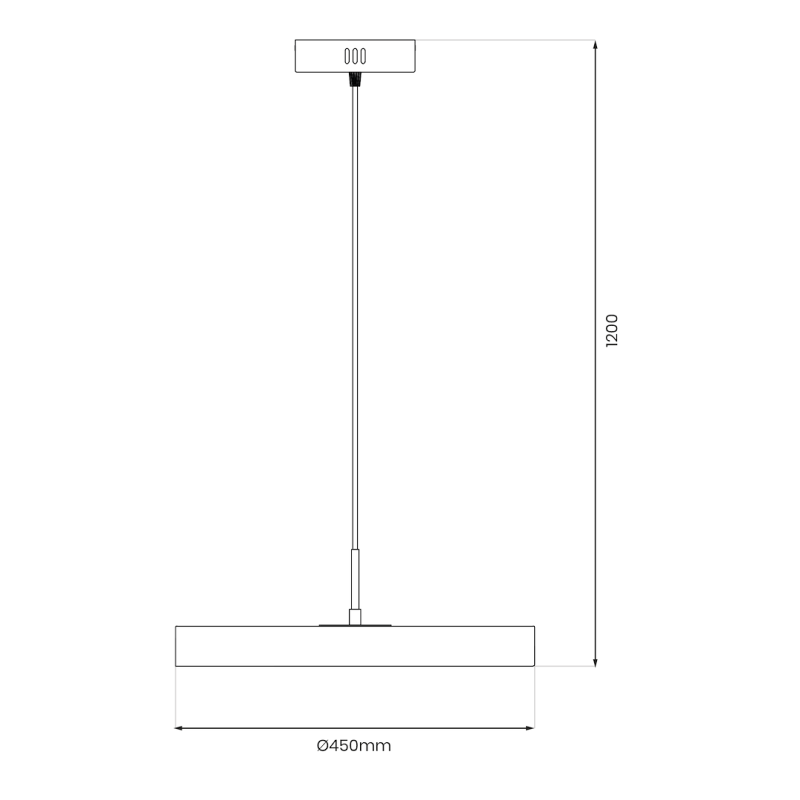 Lampa wisząca DISC 38W LED Lampa wisząca DISC 38W LED