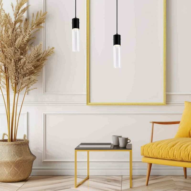 Lampa Wisząca Ricky Czarny 1xGU10 Lampa Wisząca Ricky Czarny 1xGU10