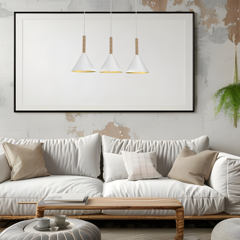 PERU WHITE Pendant Lamp 3xE27 PERU WHITE Pendant Lamp 3xE27