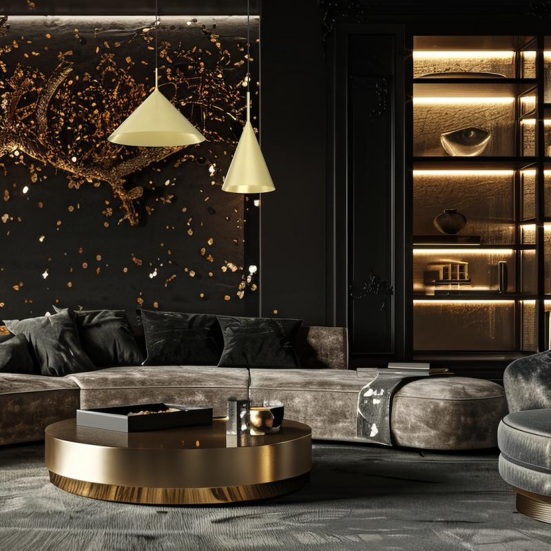 Підвісна лампа CAPITAL GOLD Ø46 см 1xGX53 Підвісна лампа CAPITAL GOLD Ø46 см 1xGX53