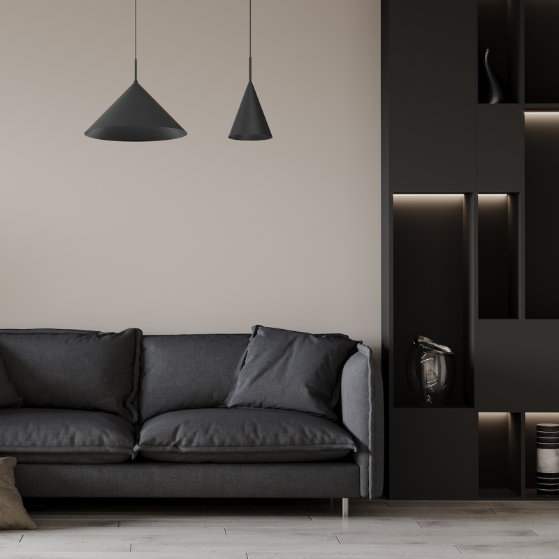 Підвісна лампа CAPITAL BLACK Ø46cm 1xGX53 Підвісна лампа CAPITAL BLACK Ø46cm 1xGX53