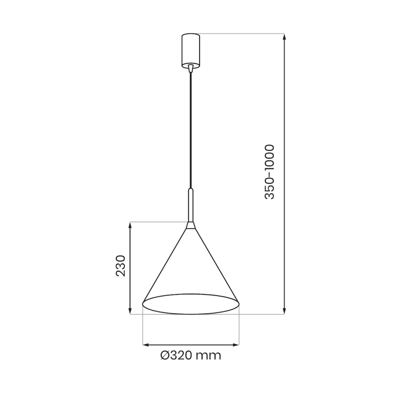 Lampa wisząca CAPITAL WHITE Ø32cm 1xGX53 Lampa wisząca CAPITAL WHITE Ø32cm 1xGX53
