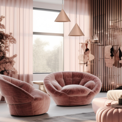 Lampa wisząca CAPITAL ROSE GOLD Ø32cm 1xGX53 Lampa wisząca CAPITAL ROSE GOLD Ø32cm 1xGX53