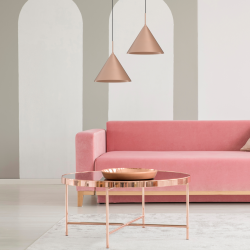 Lampa wisząca CAPITAL ROSE GOLD Ø32cm 1xGX53 Lampa wisząca CAPITAL ROSE GOLD Ø32cm 1xGX53
