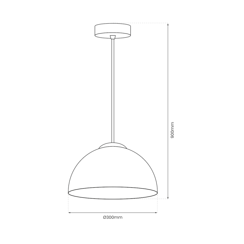 GAMMA BLACK Pendant Lamp 1xE27 GAMMA BLACK Pendant Lamp 1xE27
