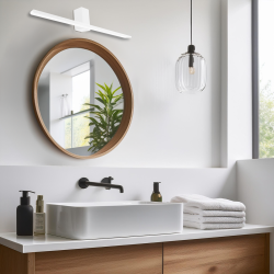 Artemis Wall Light 13.8W LED 60cm 4000K IP44 White Artemis Wall Light 13.8W LED 60cm 4000K IP44 White