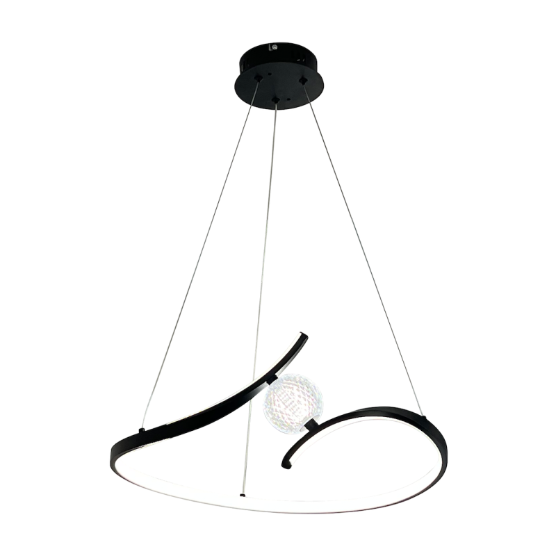 Lampa wisząca PERLA BLACK 34W LED Lampa wisząca PERLA BLACK 34W LED