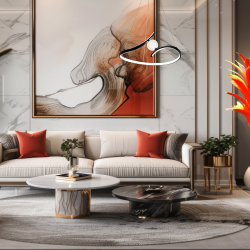 Hängelampe PERLA BLACK 34W LED Hängelampe PERLA BLACK 34W LED