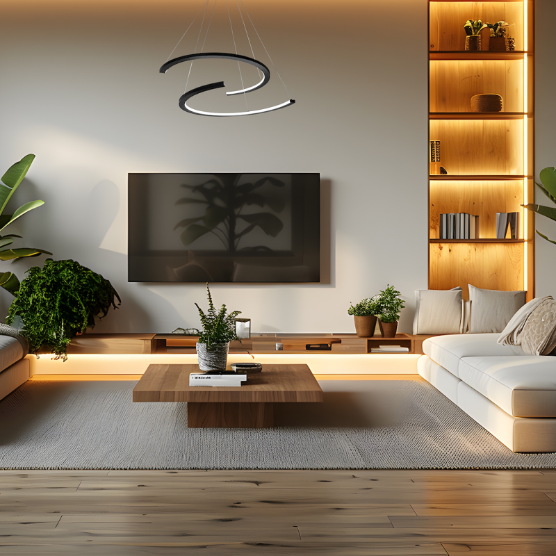 DOUBLEMOON 30W LED pendant lamp DOUBLEMOON 30W LED pendant lamp