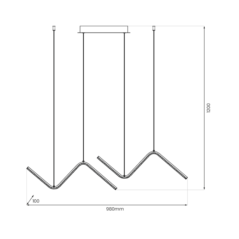 Lampa wisząca VERTE 22W LED Lampa wisząca VERTE 22W LED