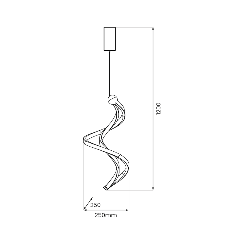 COLIA 19W LED pendant lamp COLIA 19W LED pendant lamp