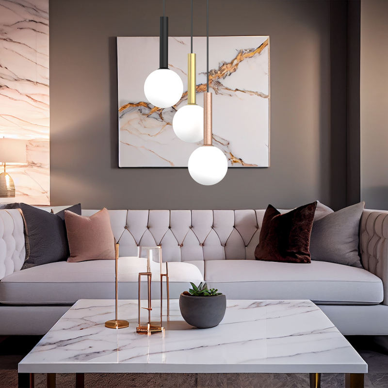PLAY BLACK 3xG9 hanging lamp PLAY BLACK 3xG9 hanging lamp