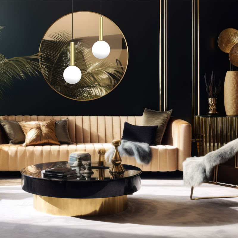 PLAY GOLD pendant lamp 1xG9 PLAY GOLD pendant lamp 1xG9