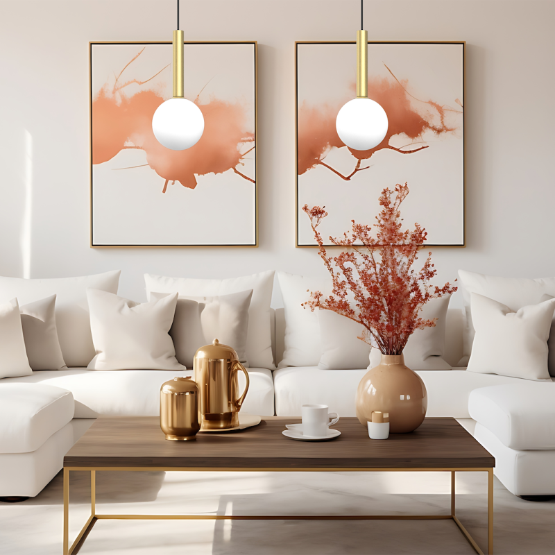PLAY GOLD pendant lamp 1xG9 PLAY GOLD pendant lamp 1xG9