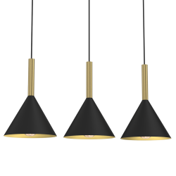 Lampa wisząca PERU BLACK 3xE27 Lampa wisząca PERU BLACK 3xE27