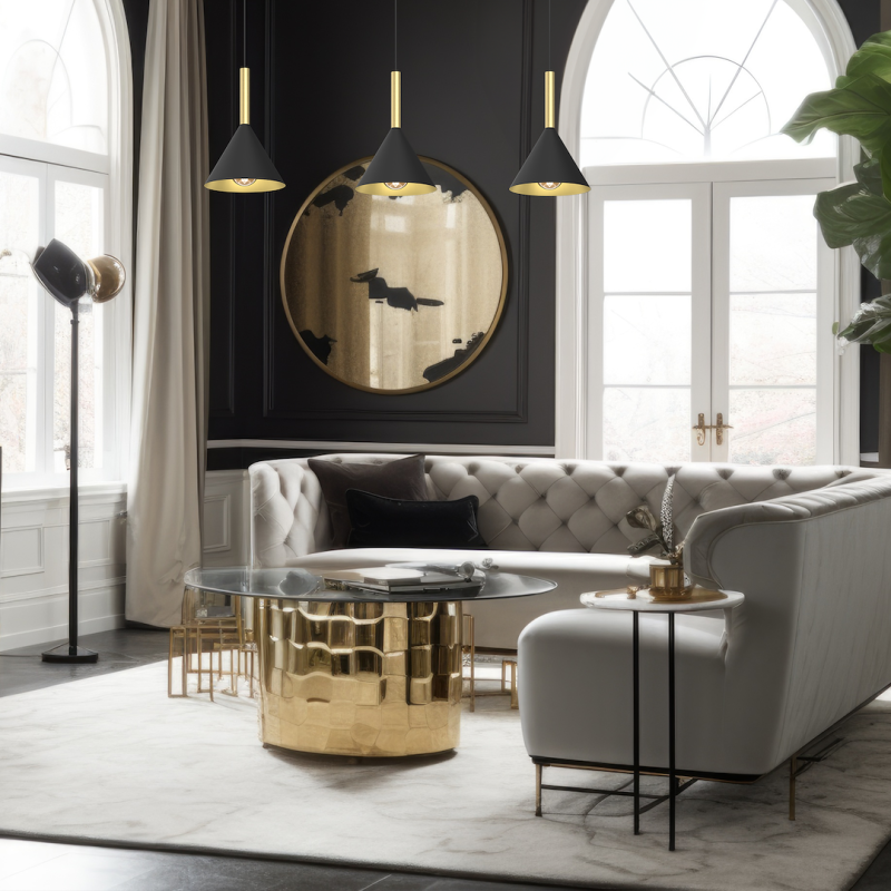Lampa wisząca PERU BLACK 3xE27 Lampa wisząca PERU BLACK 3xE27