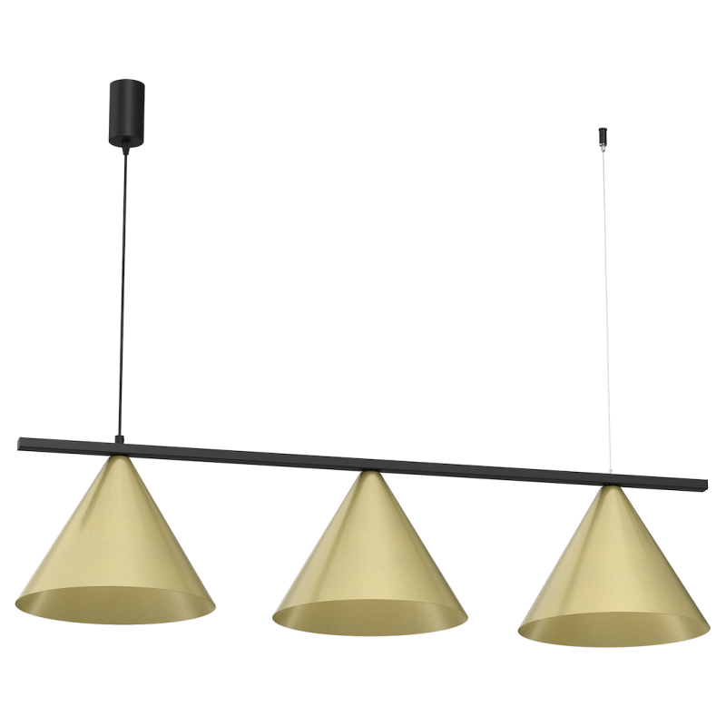 Lampa wisząca CAPITAL CZARNY-ZŁOTY 3XGX53 Lampa wisząca CAPITAL CZARNY-ZŁOTY 3XGX53