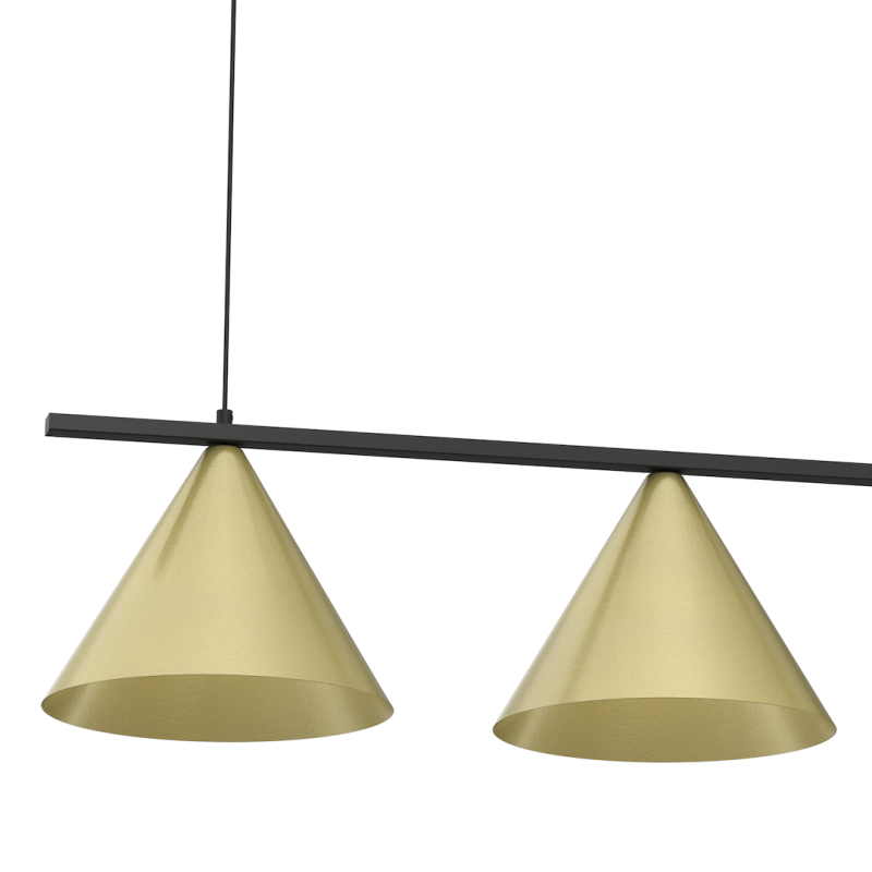 Lampa wisząca CAPITAL CZARNY-ZŁOTY 3XGX53 Lampa wisząca CAPITAL CZARNY-ZŁOTY 3XGX53