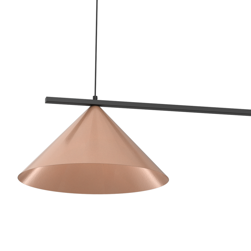 Hanging lamp CAPITAL BLACK-COPPER 2XGX53 Hanging lamp CAPITAL BLACK-COPPER 2XGX53