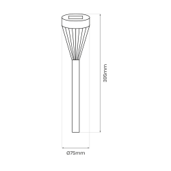 Pochodnia Solarna Flame 1700K IP44 Pochodnia Solarna Flame 1700K IP44