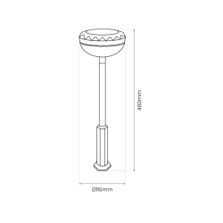 Tom RGB Solar Post IP44 2-pack Tom RGB Solar Post IP44 2-pack
