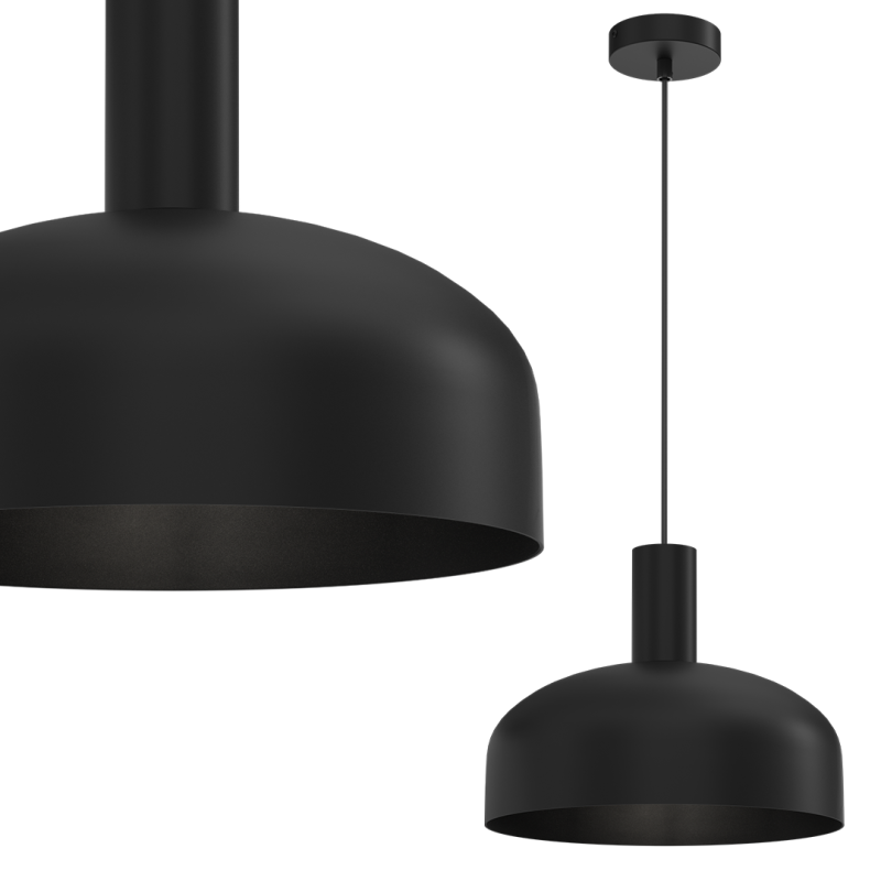 VISBY BLACK Pendant Lamp 1xE27 VISBY BLACK Pendant Lamp 1xE27
