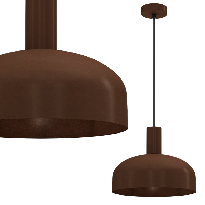 Hanging lamp VISBY CHOCOLATE 1xE27 Hanging lamp VISBY CHOCOLATE 1xE27