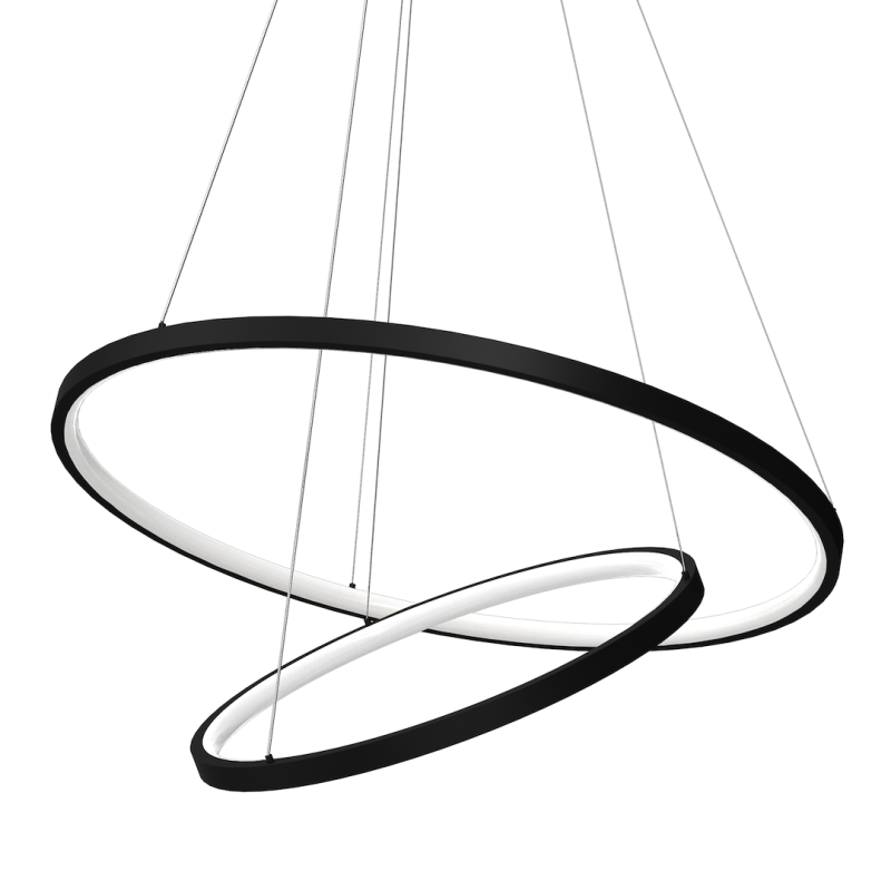 Lampa wisząca HOOP BLACK 51W LED Lampa wisząca HOOP BLACK 51W LED