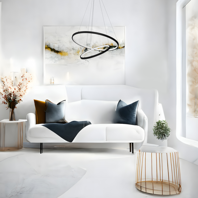 HOOP BLACK 51W LED pendant lamp HOOP BLACK 51W LED pendant lamp