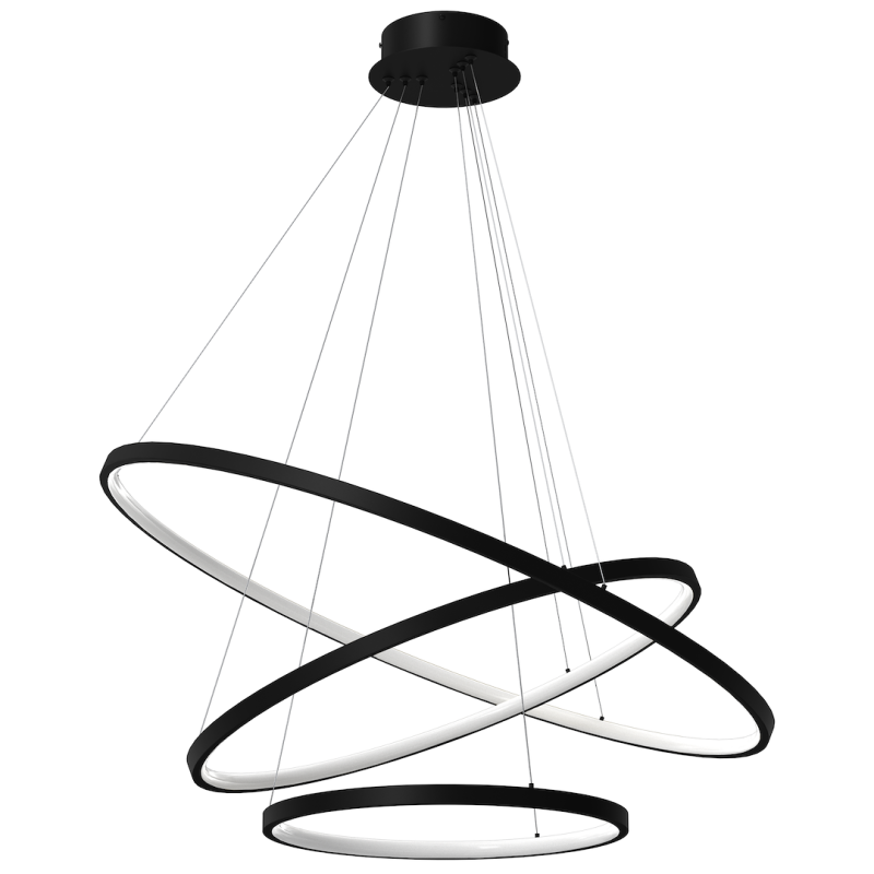 HOOP BLACK 93W LED Pendant Lamp HOOP BLACK 93W LED Pendant Lamp