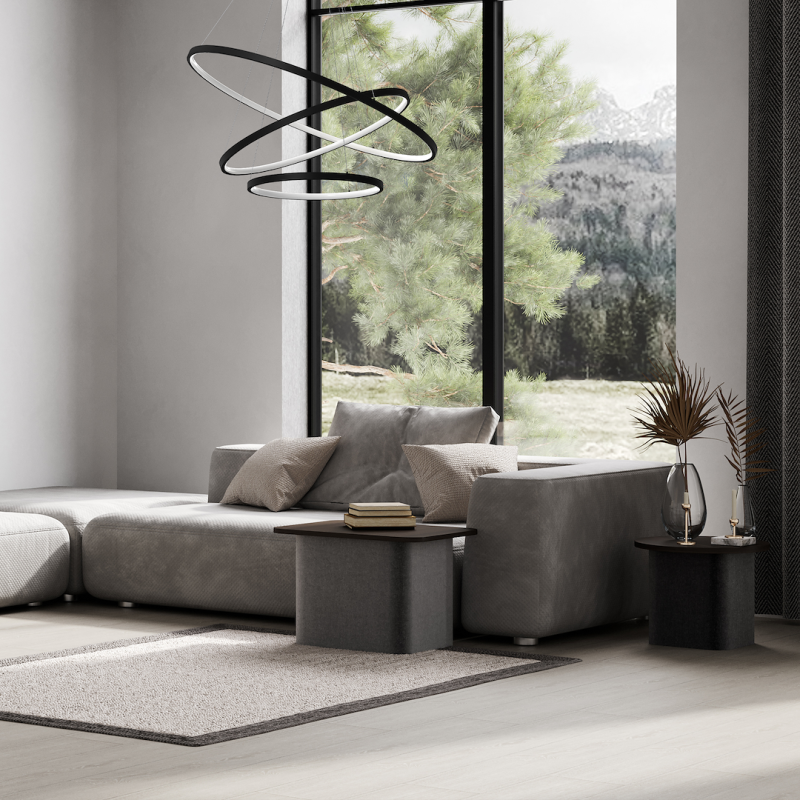 Lampa wisząca HOOP BLACK 93W LED Lampa wisząca HOOP BLACK 93W LED