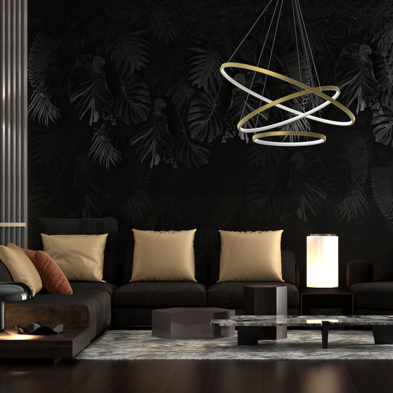 Lampa wisząca HOOP GOLD 93W LED Lampa wisząca HOOP GOLD 93W LED