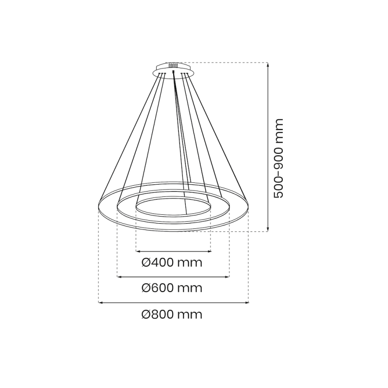 Lampa wisząca HOOP GOLD 93W LED Lampa wisząca HOOP GOLD 93W LED