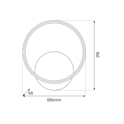 Kinkiet HOOP CHROME 7W LED Kinkiet HOOP CHROME 7W LED
