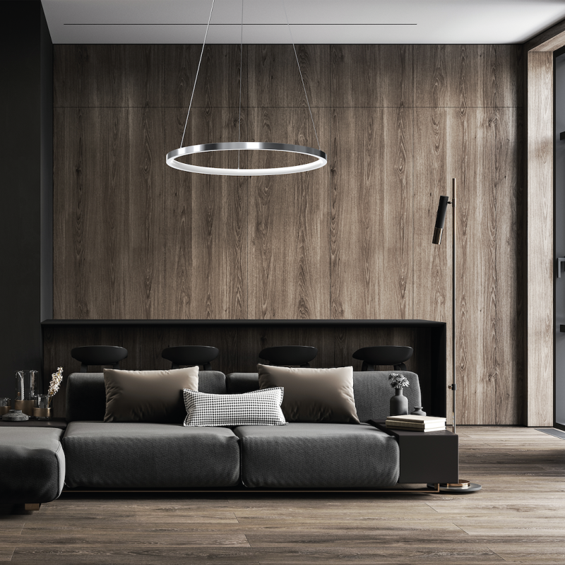 Lampa wisząca HOOP CHROME 27W LED Lampa wisząca HOOP CHROME 27W LED