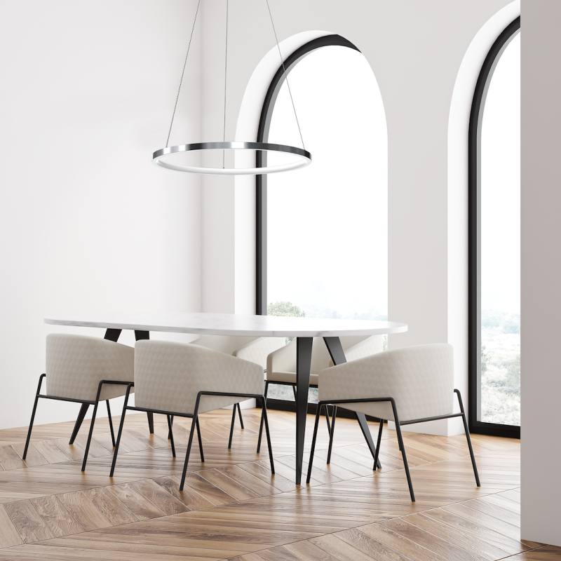 Lampa wisząca HOOP CHROME 27W LED Lampa wisząca HOOP CHROME 27W LED