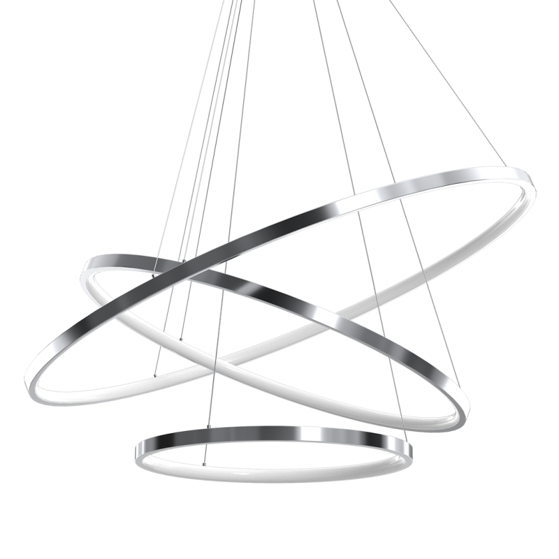 Lampa wisząca HOOP CHROME 93W LED Lampa wisząca HOOP CHROME 93W LED