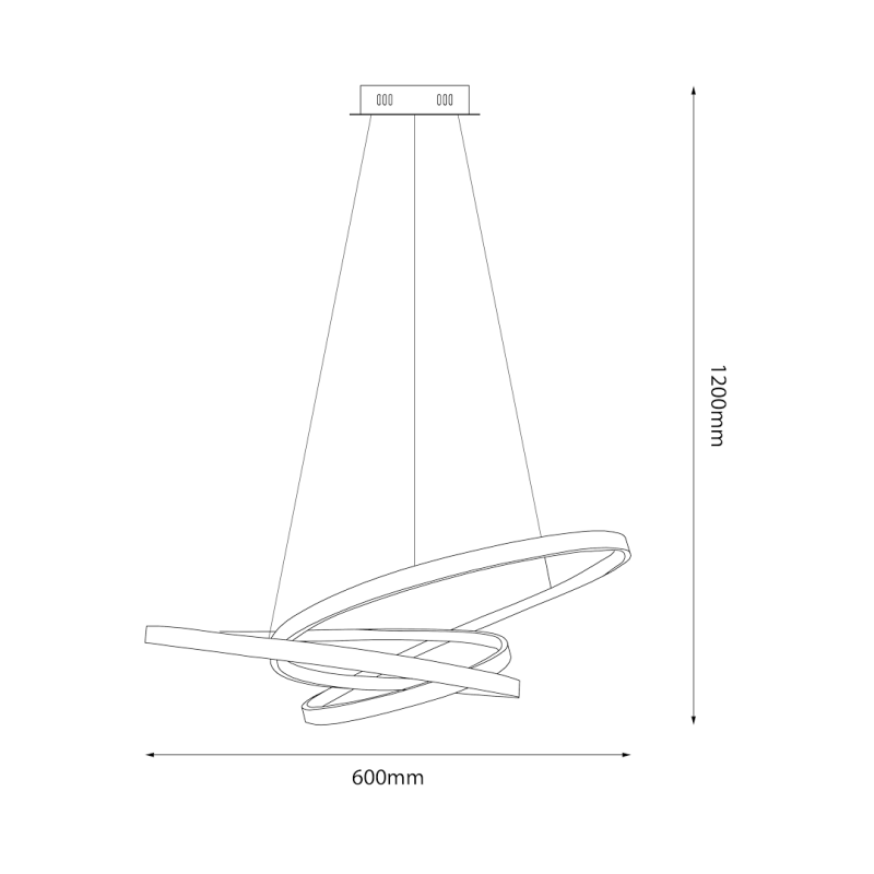 Lampa wisząca EMPOLI 55W LED 4000K Lampa wisząca EMPOLI 55W LED 4000K