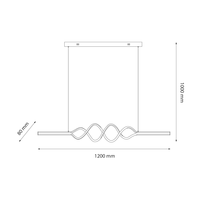Lampa wisząca ANCONA 36W LED 4000K Lampa wisząca ANCONA 36W LED 4000K