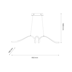 Lampa wisząca LOOP 28W LED 4000K Lampa wisząca LOOP 28W LED 4000K