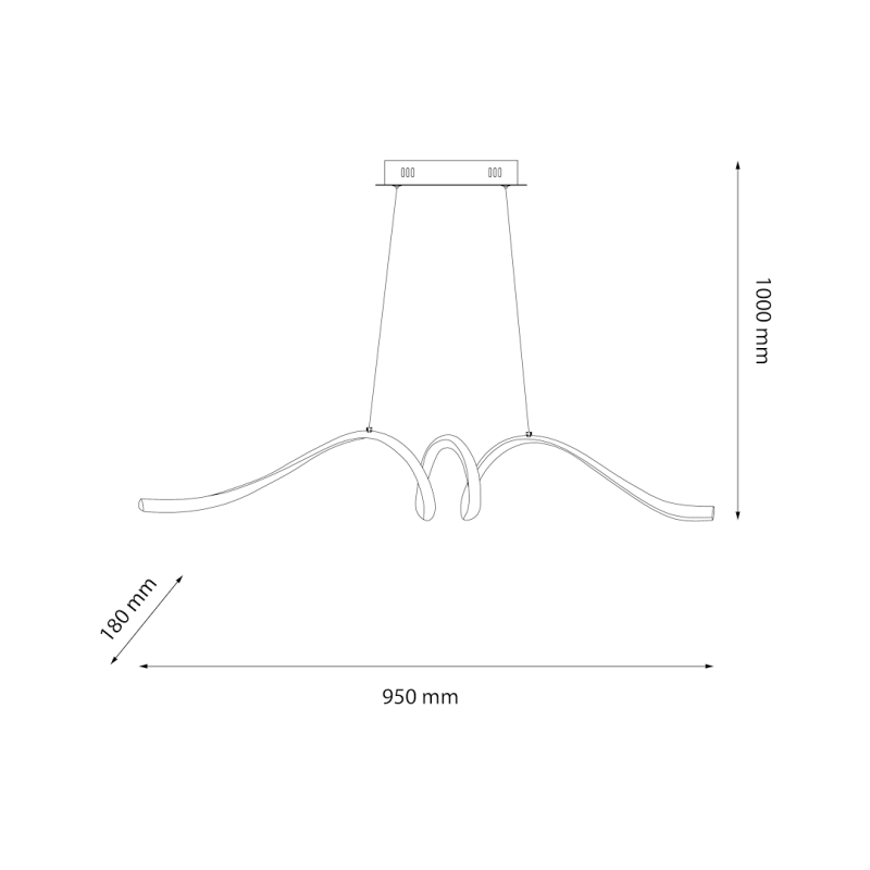 Lampa wisząca LOOP 28W LED 4000K Lampa wisząca LOOP 28W LED 4000K