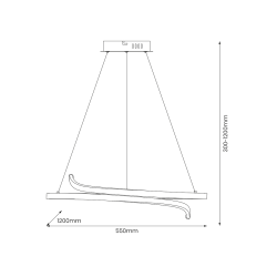Lampa wisząca LORENZO 35W LED 4000K Lampa wisząca LORENZO 35W LED 4000K
