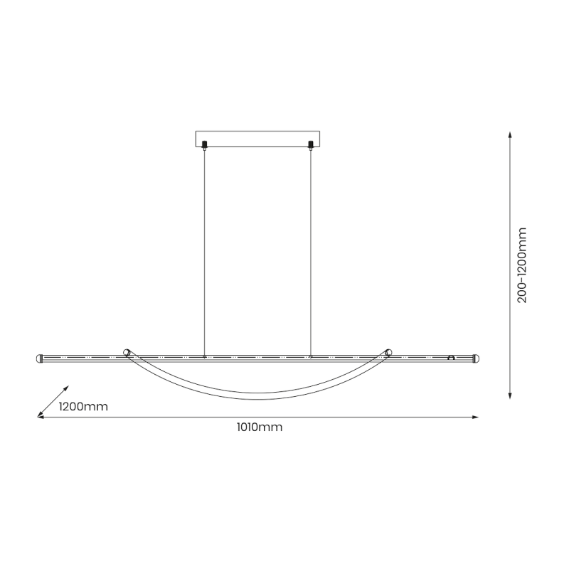 Lampa wisząca AMBAR 35W LED 4000K Lampa wisząca AMBAR 35W LED 4000K