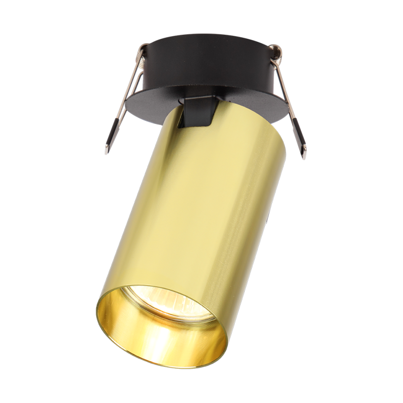 Hero Spot Recessed Fixture Gold 1xGU10 Hero Spot Recessed Fixture Gold 1xGU10