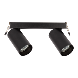 Hero Spot Recessed Black Frame 2xGU10 Hero Spot Recessed Black Frame 2xGU10