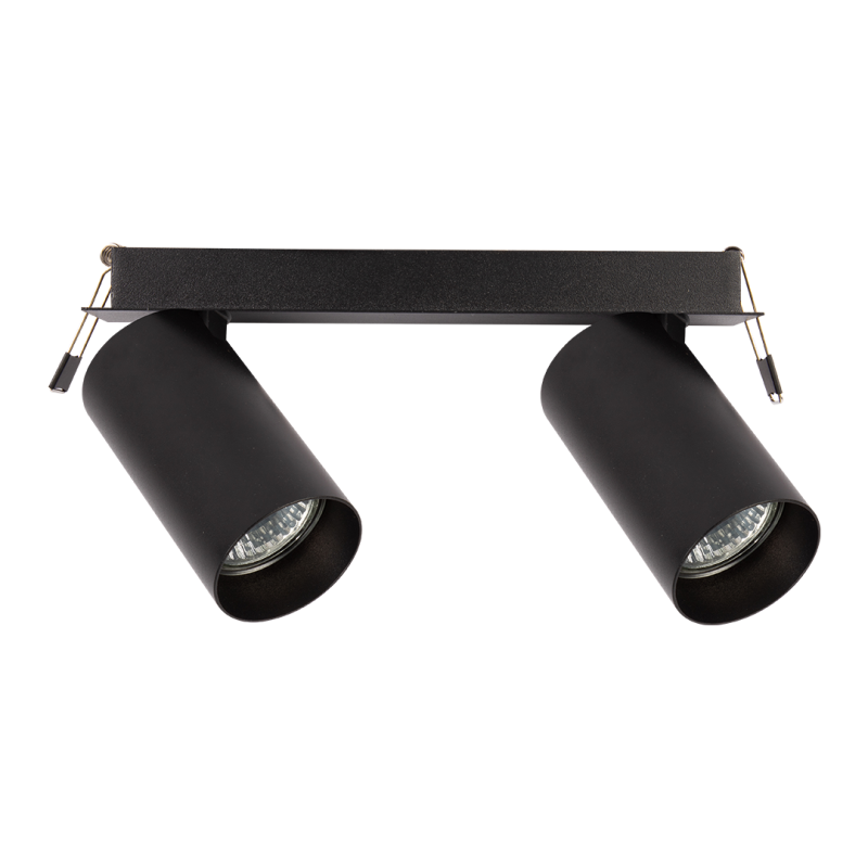 Hero Spot Recessed Black Frame 2xGU10 Hero Spot Recessed Black Frame 2xGU10
