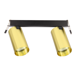 Hero Spot Recessed Fixture Gold 2xGU10 Hero Spot Recessed Fixture Gold 2xGU10