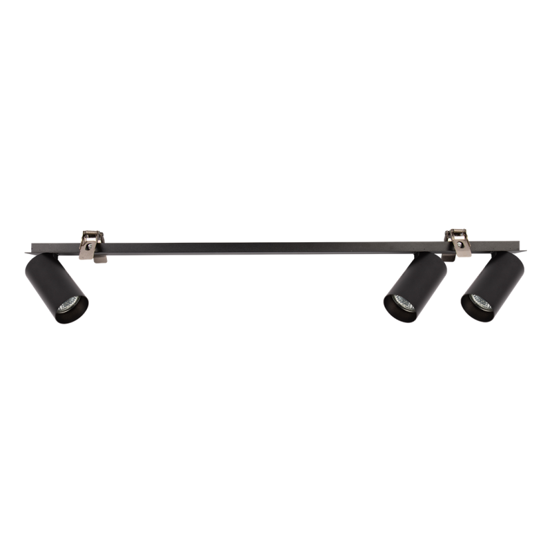 Recessed Hero Spot Fixture Black 3xGU10 Recessed Hero Spot Fixture Black 3xGU10