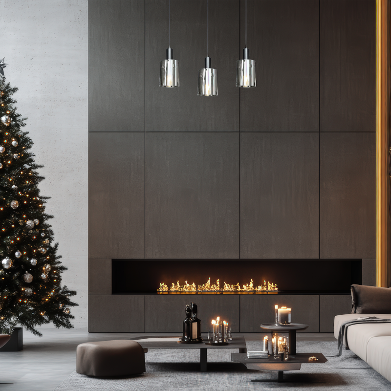 Lampa wisząca Arcadia Black 3xE27 Lampa wisząca Arcadia Black 3xE27